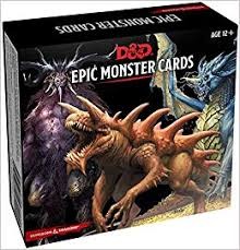 WOCC7642 D&D, 5e: Spellbook Cards- Epic Monsters Deck